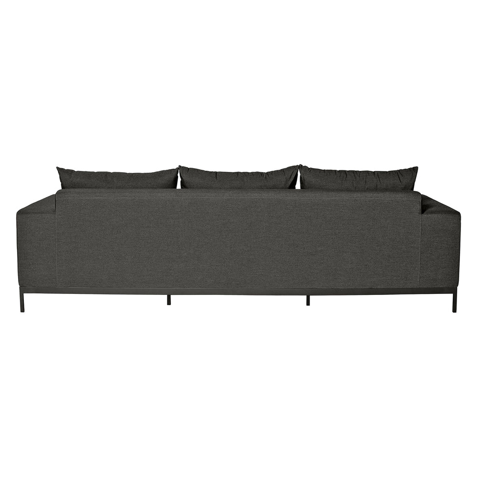 Mobital - Jericho Fabric Sofa in Charcoal
