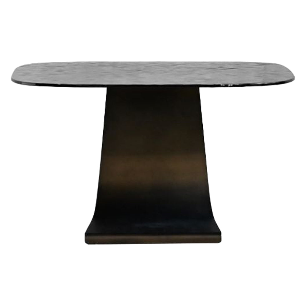 Mobital - Ponza Coffee Table Oval Black Modern