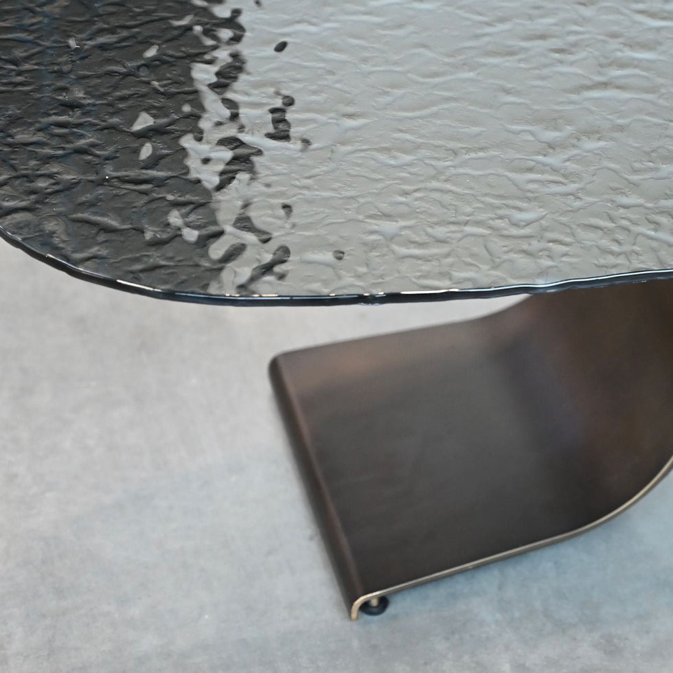 Mobital - Ponza Coffee Table Oval Black Modern