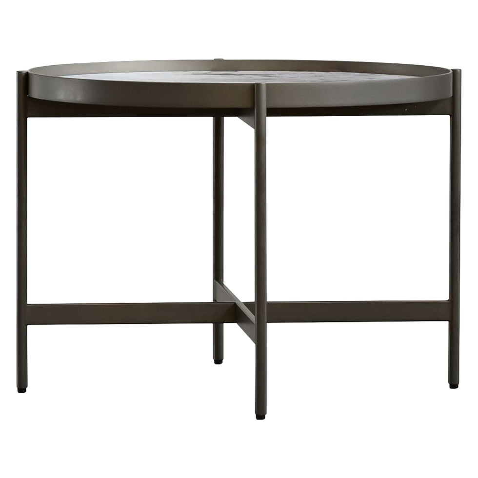 Mobital - Brace End Table in Cosmo White