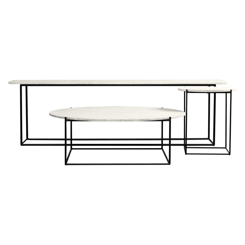 Mobital - Lola End Table in Travertino