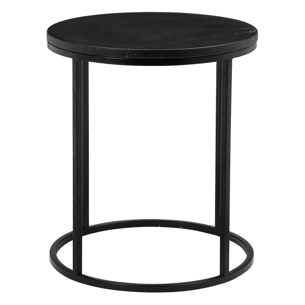 Mobital - Onix End Table in Black Marquina Marble
