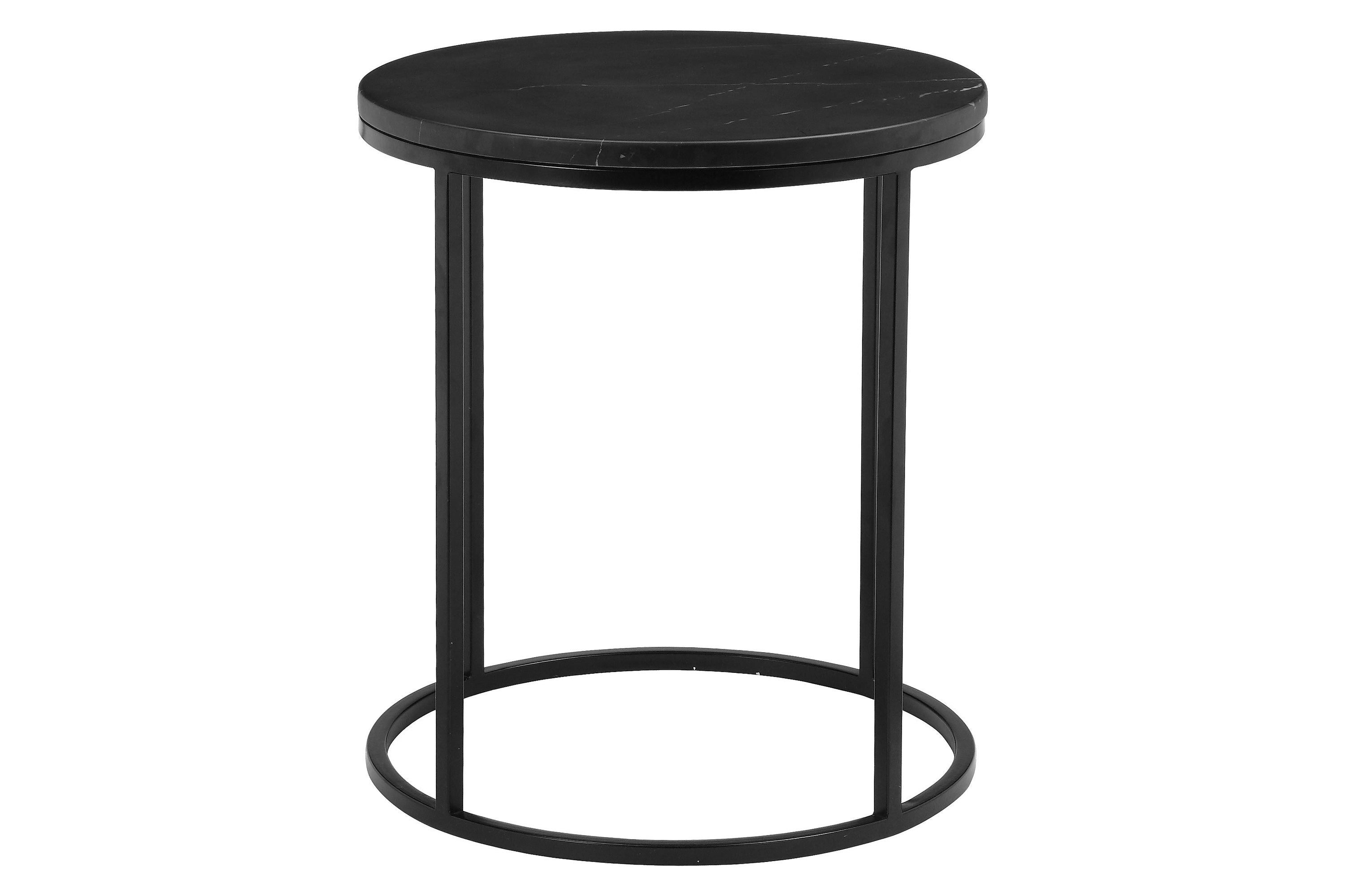 Mobital - Onix End Table in Black Marquina Marble