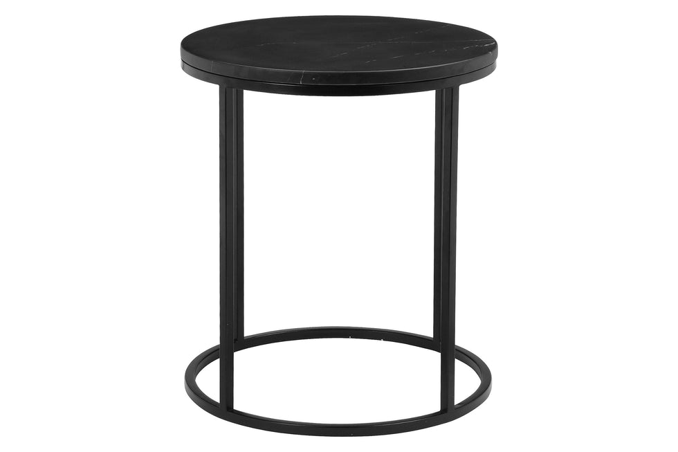 Mobital - Onix End Table in Black Marquina Marble