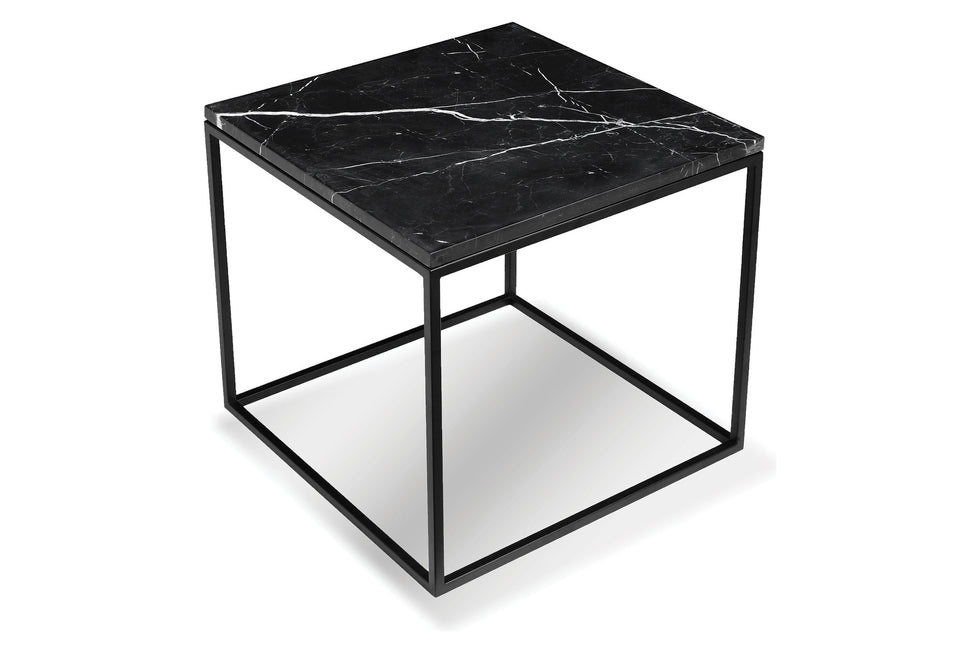 Mobital - Onix End Table in Black Marquina Marble