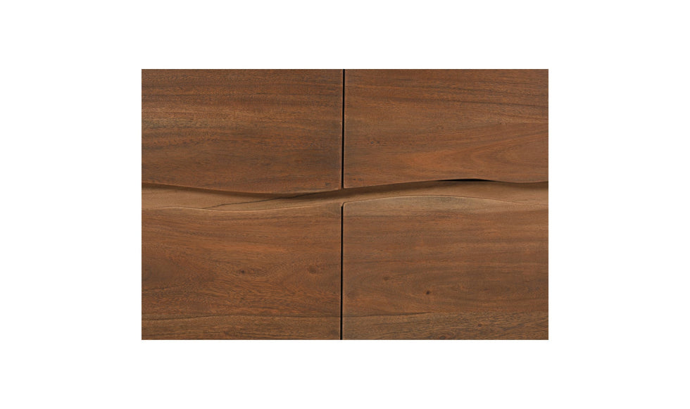 Moe's - Watson Contemporary 4 Drawers Dresser in Brown