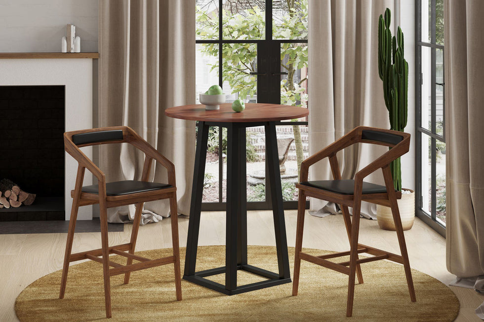 Moe's - Trimesa Bar Table in Brown