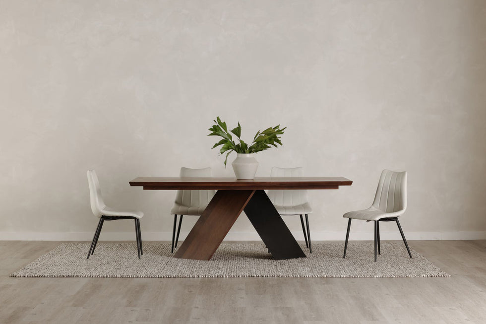 Moe's - Axio Dining Table in Brown