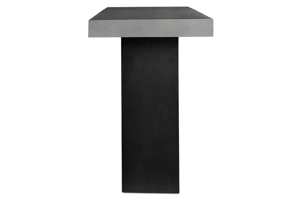 Moe's - Lithic Outdoor Bar Table in Gray