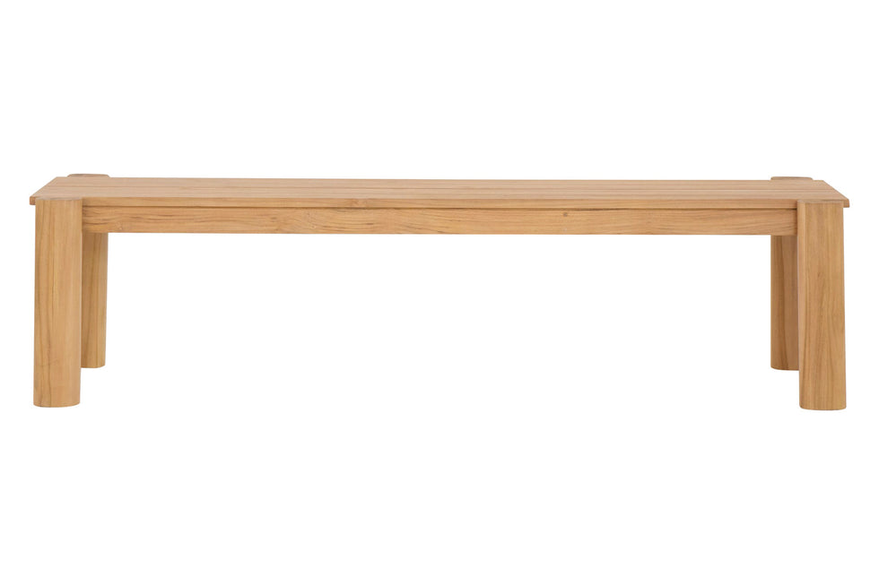 Moe's - Tempo Outdoor Dining Bench in Brown