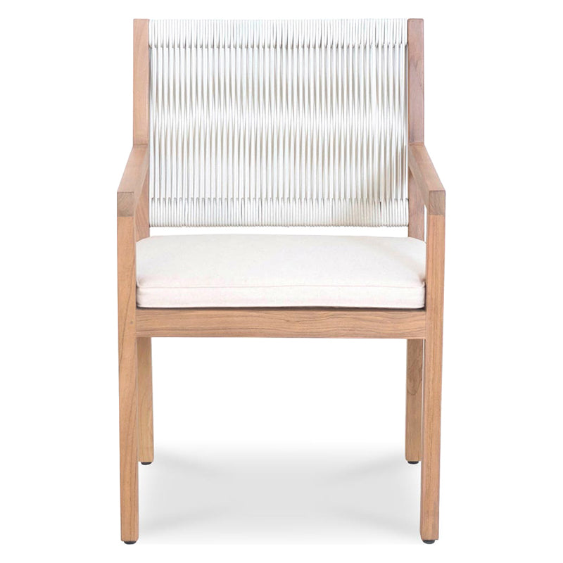 Moe's - Luce Contemporary Outdoor Dining Chair in Natural