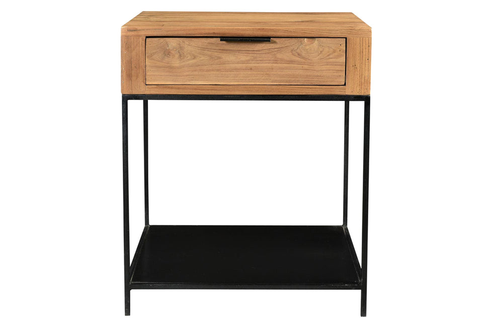 Moe's - Joliet Side Table in Beige
