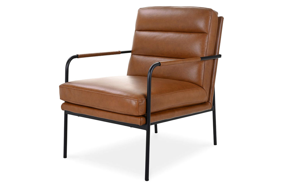 Moe's - Verlaine Armchair Chestnut Brown in Brown