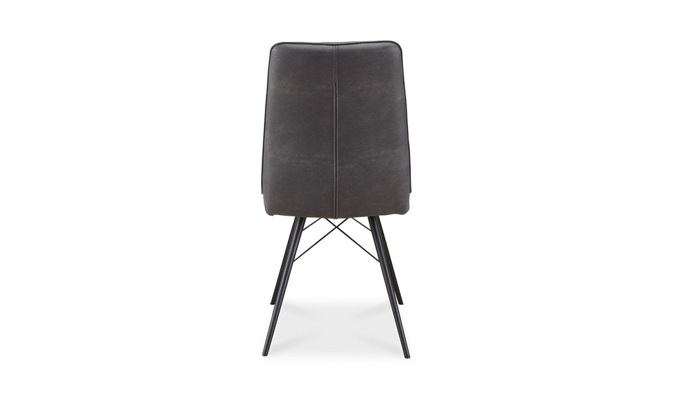 Moe's - Morrison Industrial Side Chair Set of 2 in Gray