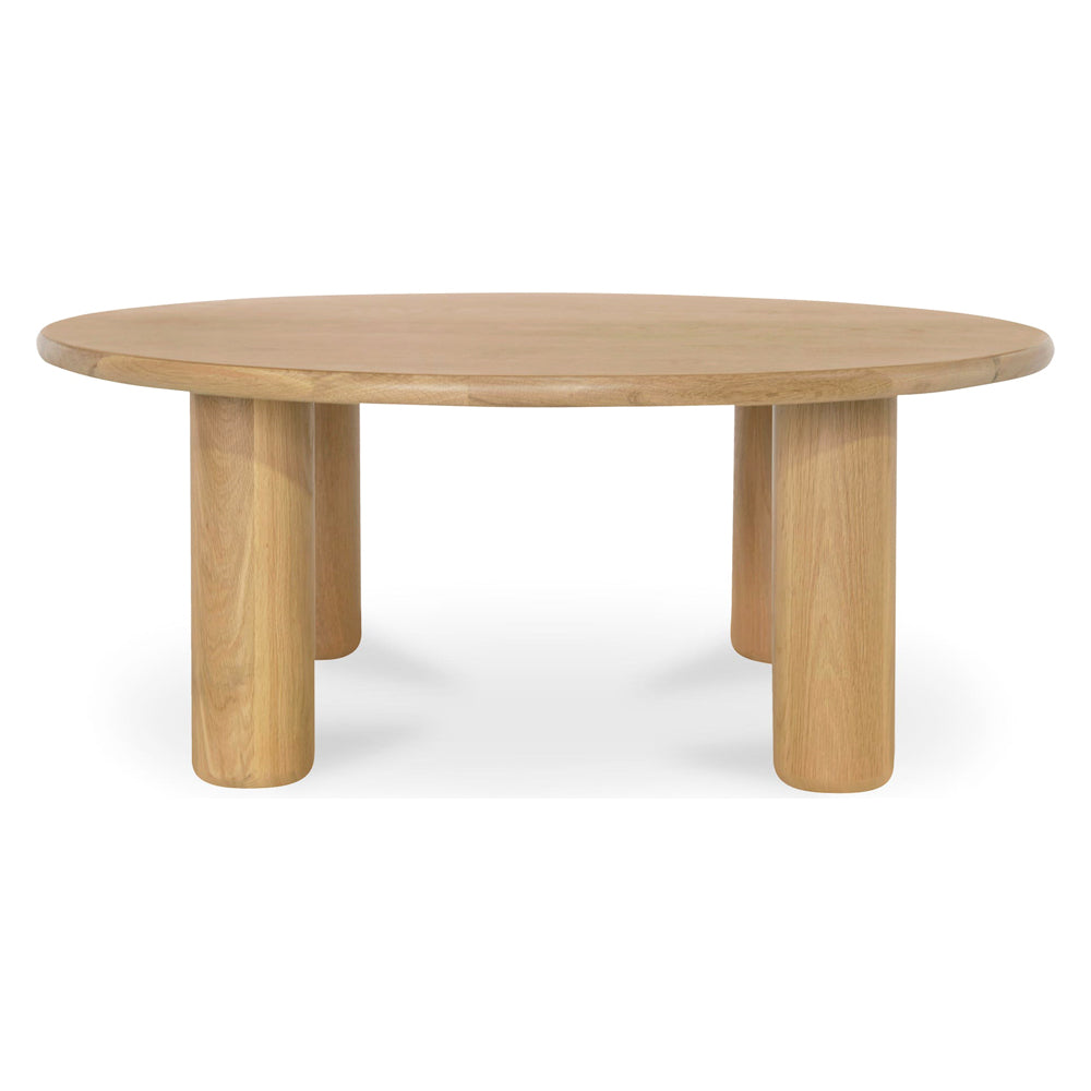Moe's - Milo Contemporary Round Coffee Table in Oak