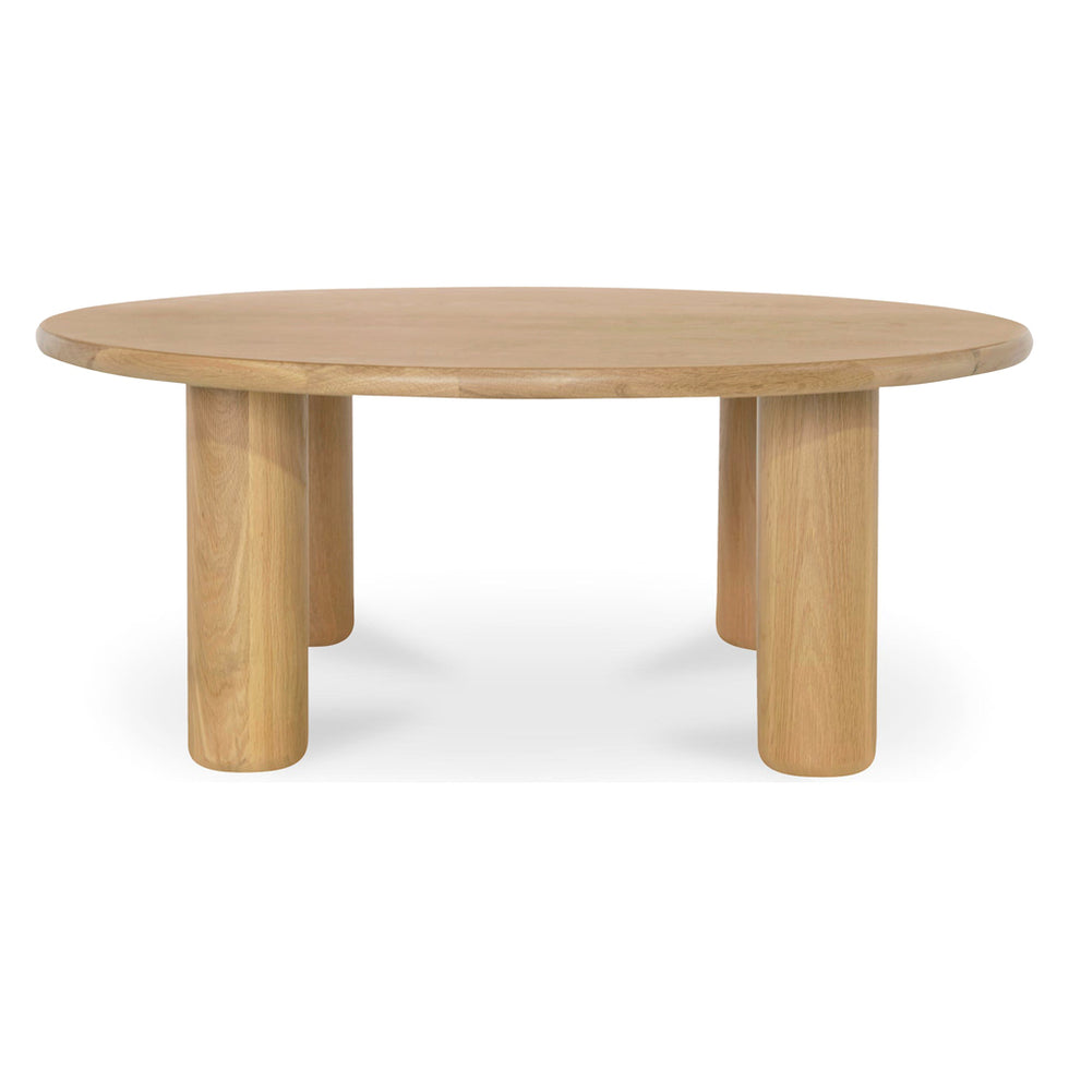 Moe's - Milo Contemporary Round Coffee Table in Oak