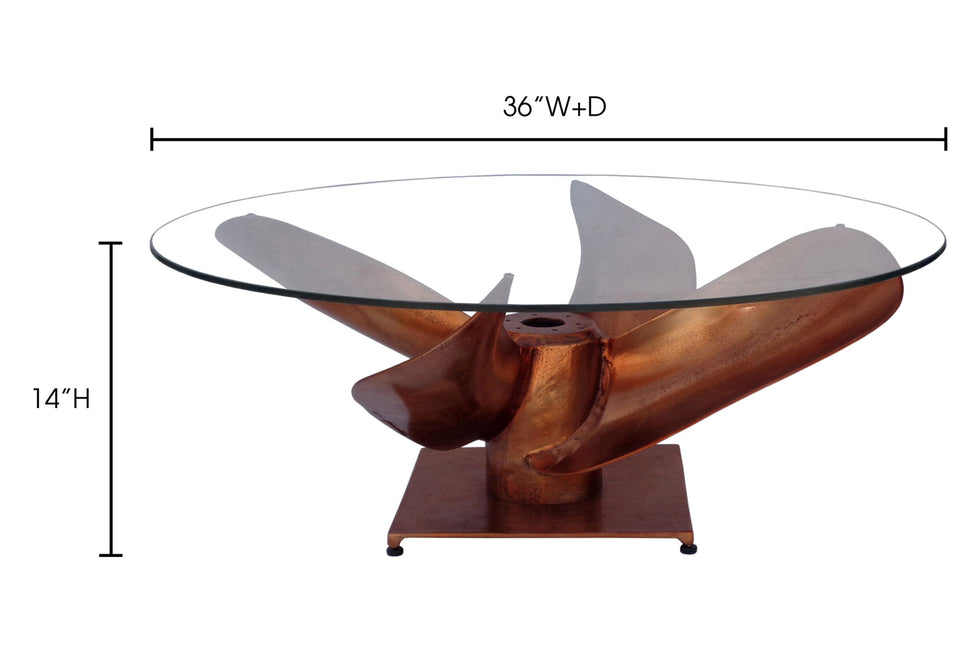 Moe's - Archimedes Coffee Table in Clear