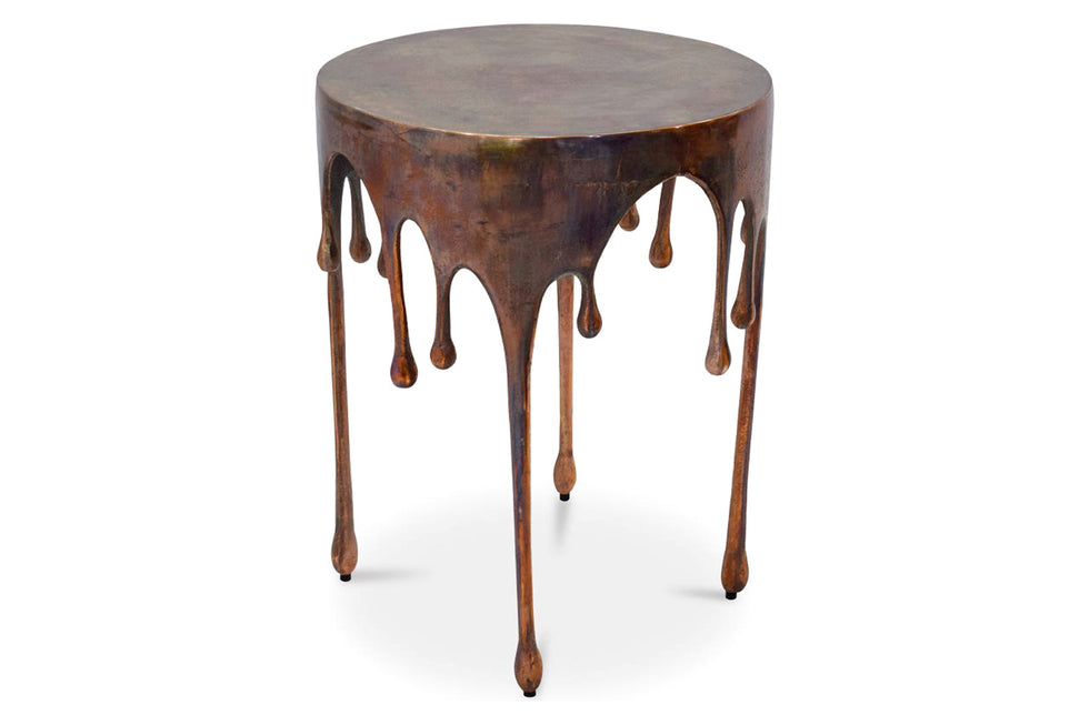Moe's - Copperworks Accent Table in Brown