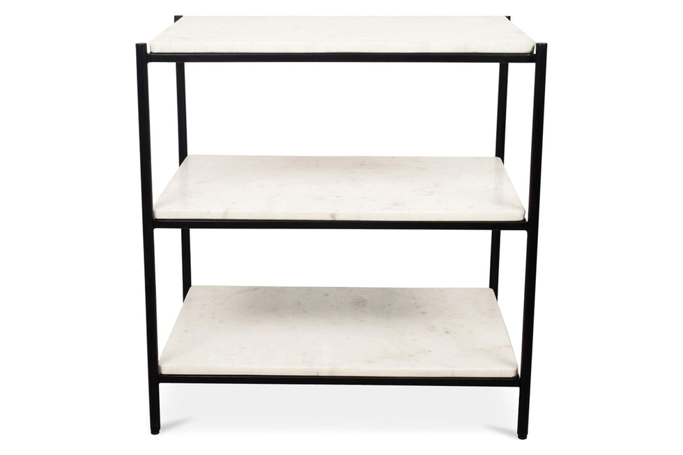 Moe's - Trine Nightstand in White