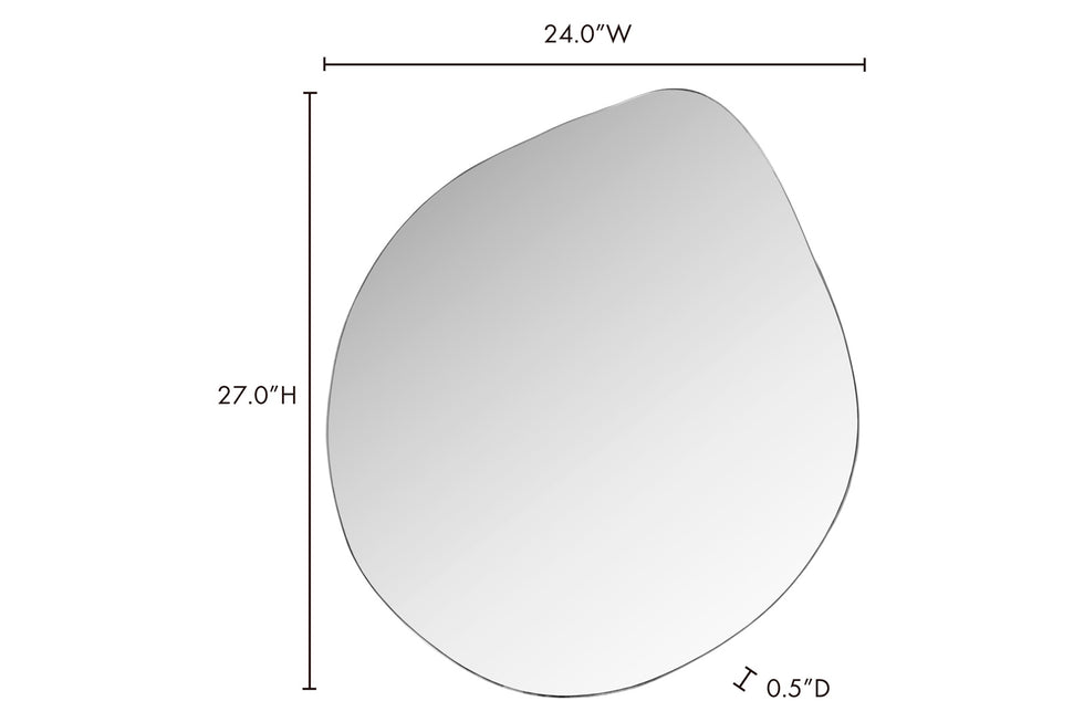 Moe's - Spi Mirror in Gray