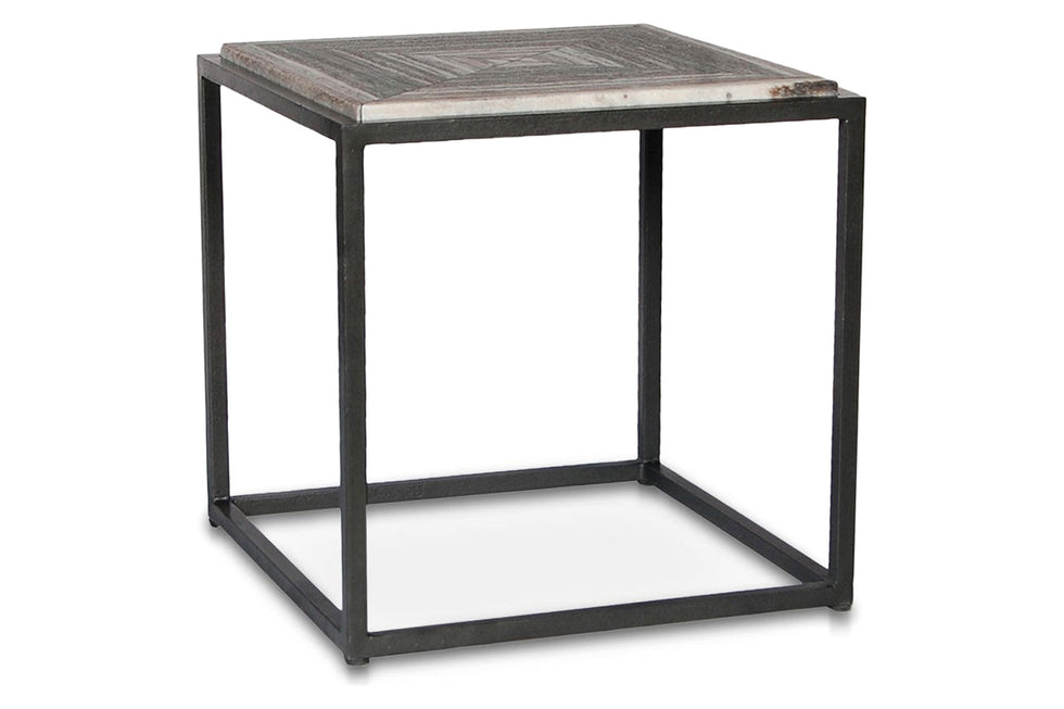Moe's - Winslow Marble Side Table in Gray