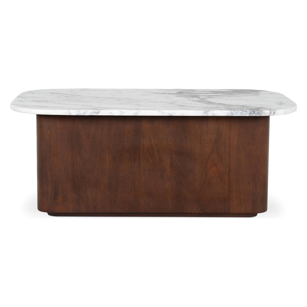 Moe's - Dash Contemporary Coffee Table in Calacatta Marble