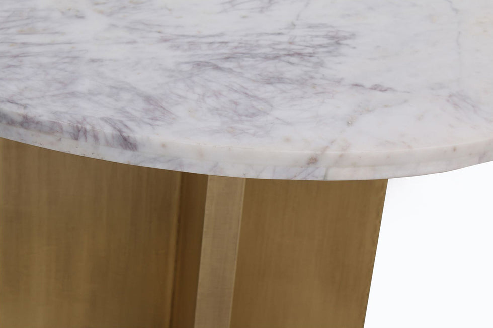 Moe's - Graze Dining Table in White