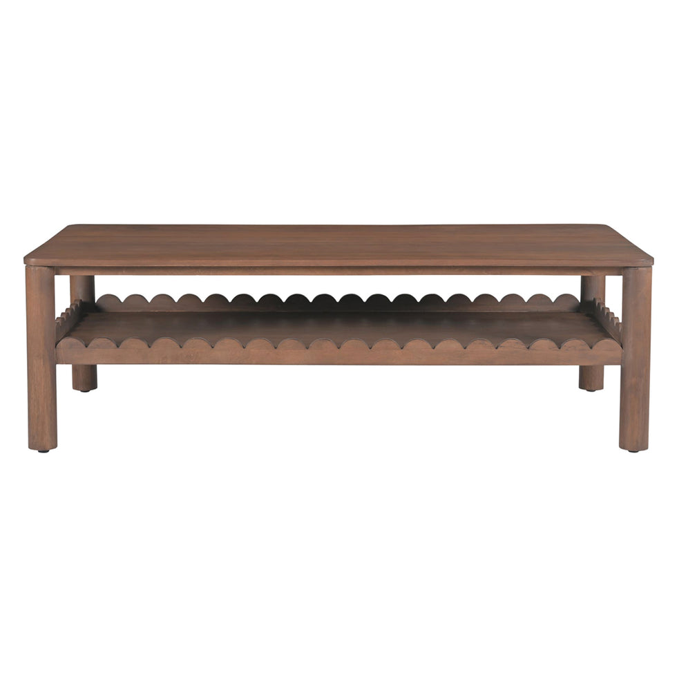 Moe's - Wiley Contemporary Coffee Table in Vintage Brown
