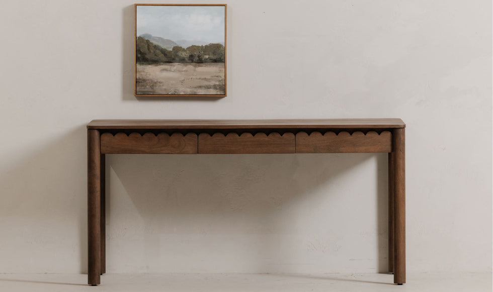 Moe's - Wiley Contemporary Desk in Vintage Brown