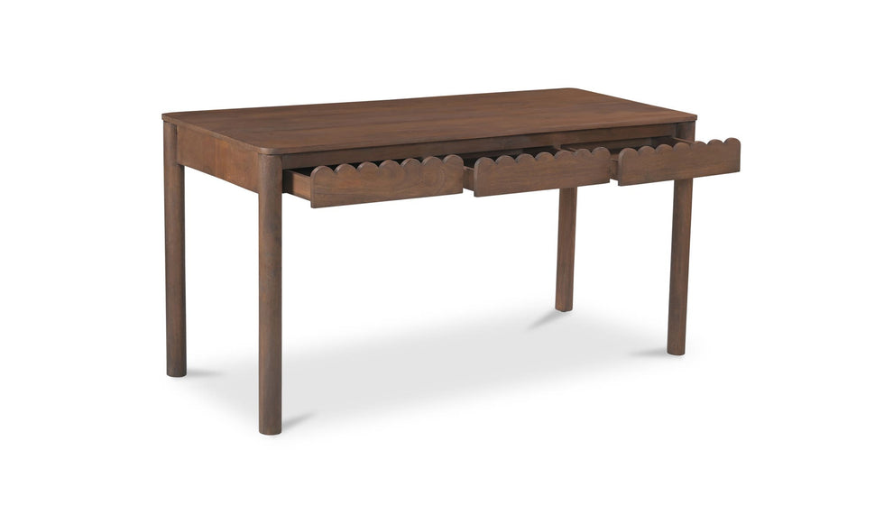 Moe's - Wiley Contemporary Desk in Vintage Brown