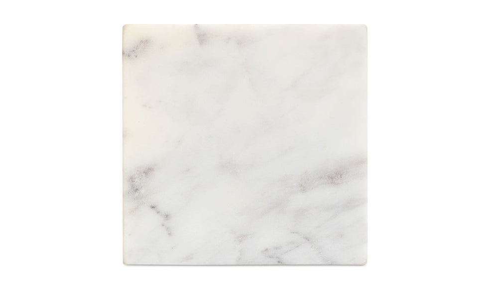 Moe's - Cora Modern Cube Tabletop Accent in Banswara Purple White Marble
