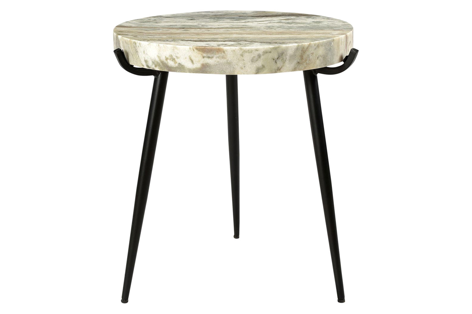 Moe's - Brinley Marble Accent Table in White