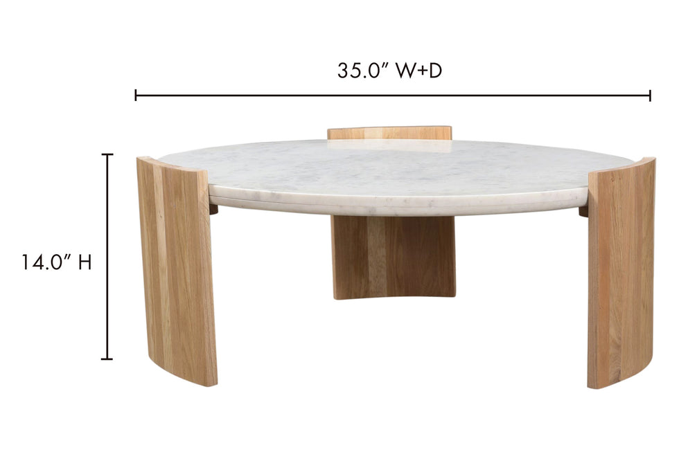 Moe's - Dala Coffee Table in White