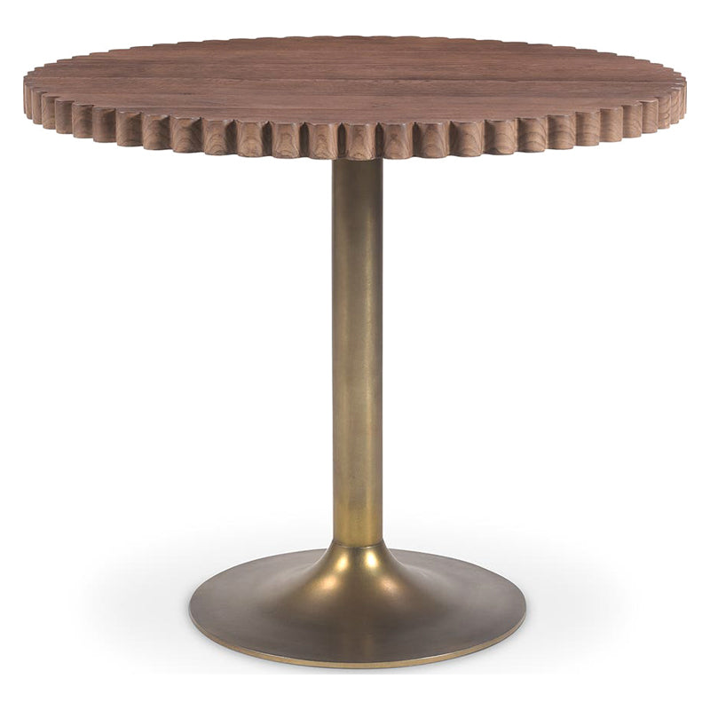 Moe's - Nomi Modern Round Coffee Table in Brown