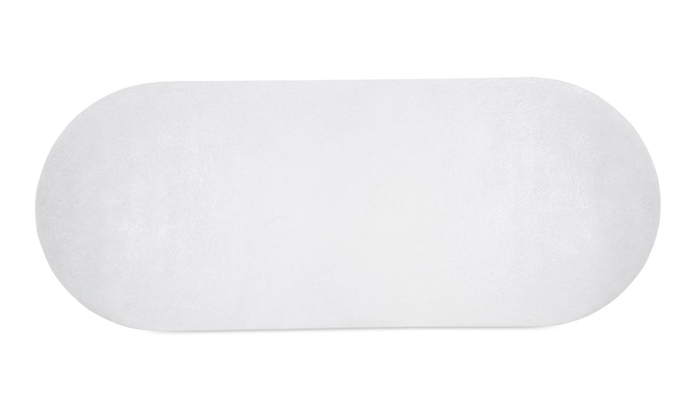 Moe's - Eris Contemporary Oval Outdoor Dining Table in White