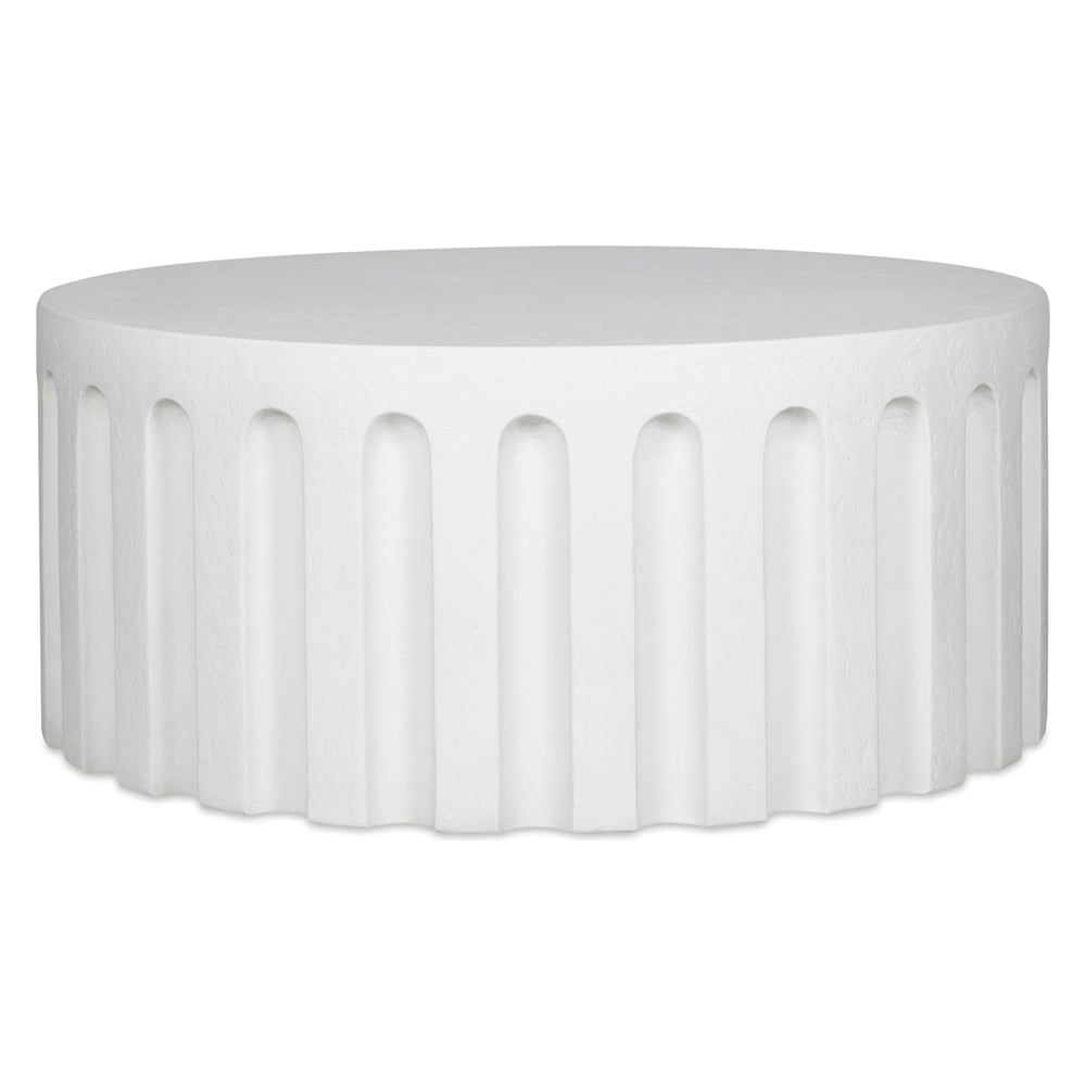 Moe's - Eris Contemporary Outdoor Coffee Table in White