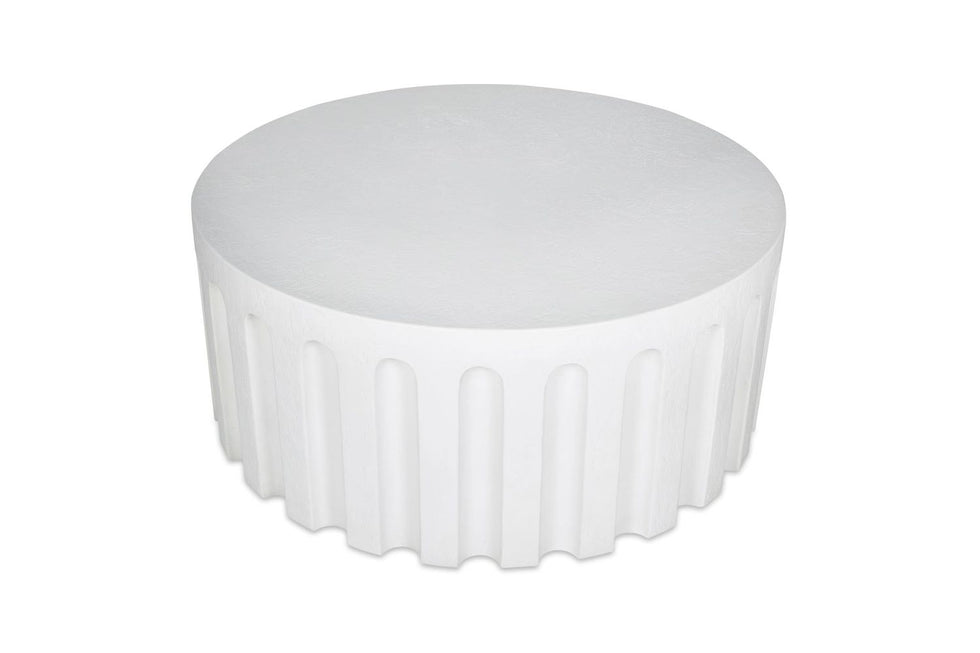 Moe's - Eris Contemporary Outdoor Coffee Table in White