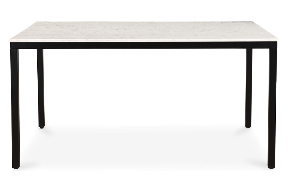 Moe's - Parson Marble Dining Table in Black