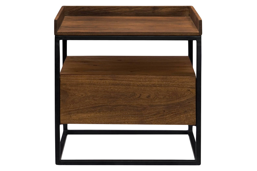Moe's - Vancouver Side Table in Brown