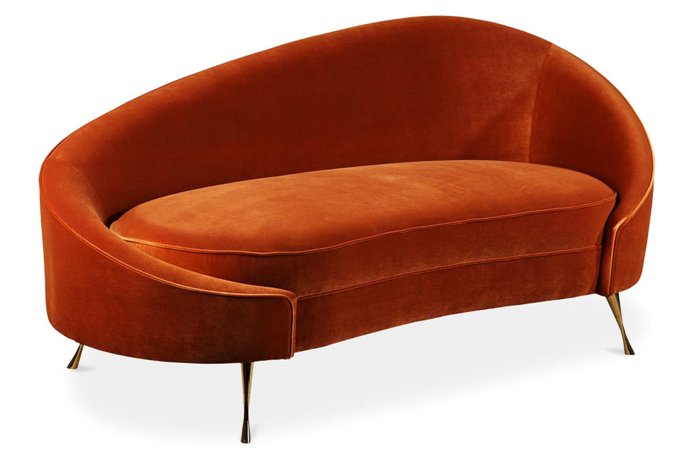 Moe's - Abigail Chaise in Orange