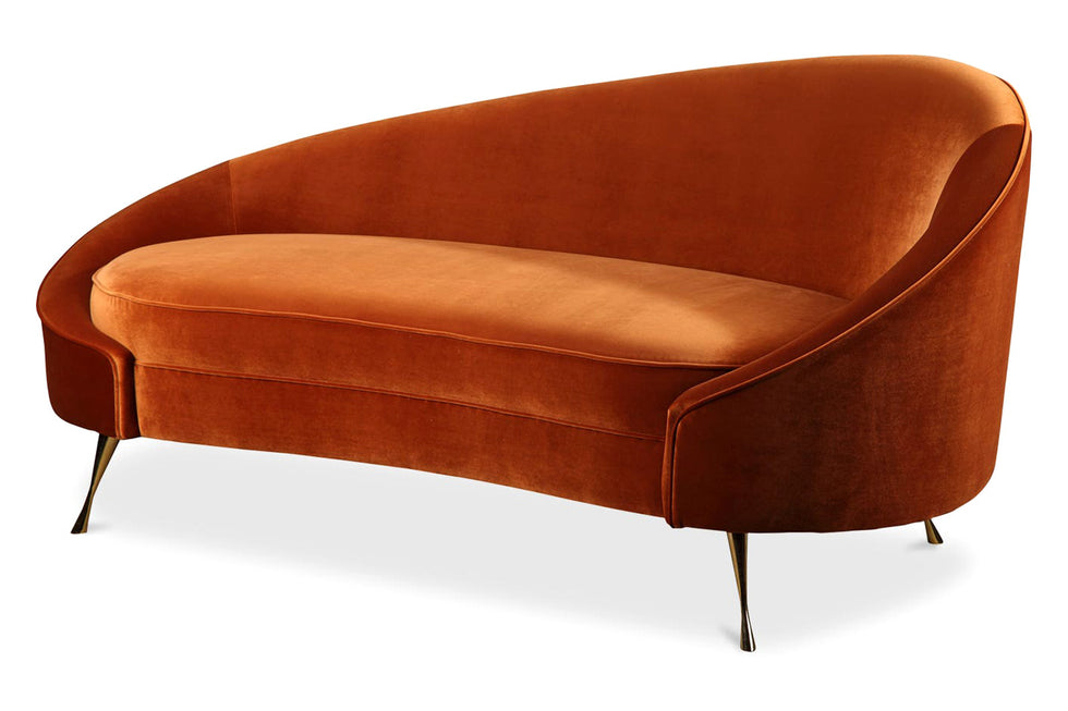 Moe's - Abigail Chaise in Orange
