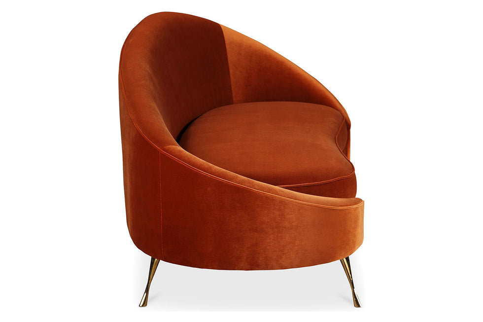Moe's - Abigail Chaise in Orange