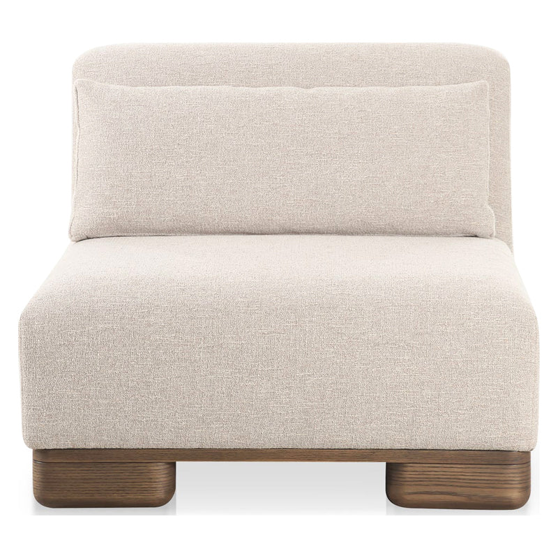 Moe's - June Rustic Slipper Chair in Oatmeal