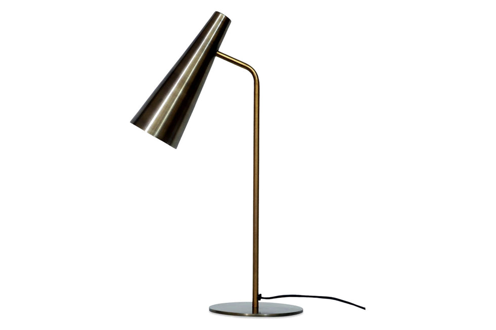Moe's - Trumpet Table Lamp in Brass