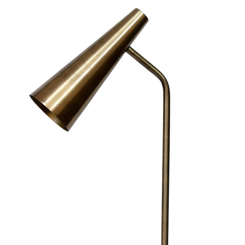 Moe's - Trumpet Floor Lamp in Brass