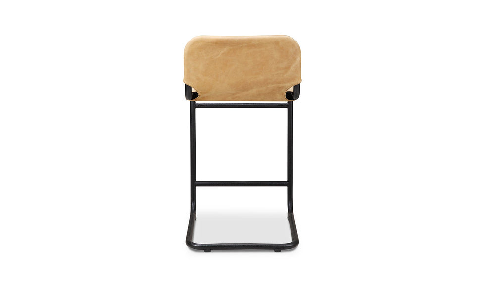 Moe's - Baker Industrial Counter Stool Set of 2 in Tan