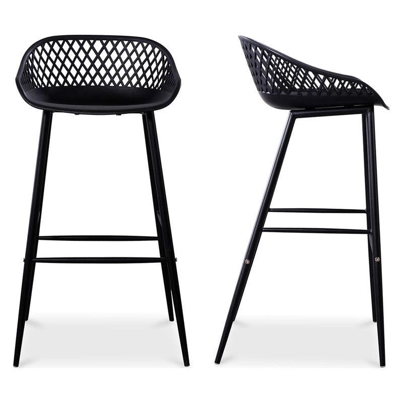 Moe's - Piazza Contemporary Outdoor Barstool Set of 2