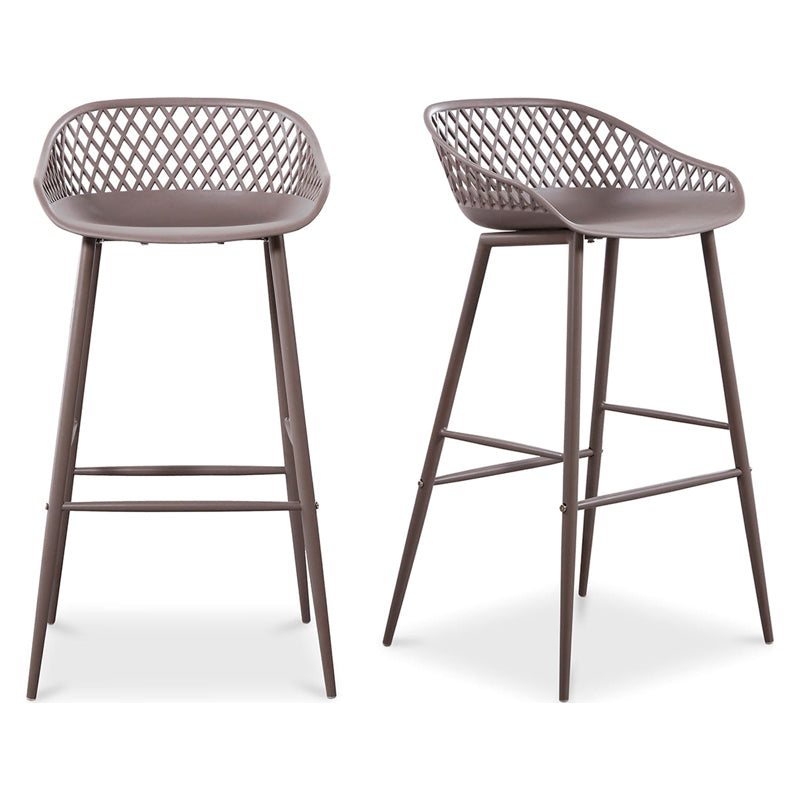 Moe's - Piazza Contemporary Outdoor Barstool Set of 2