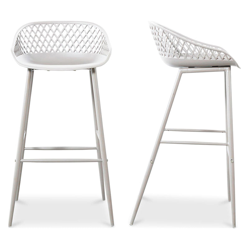 Moe's - Piazza Contemporary Outdoor Barstool Set of 2