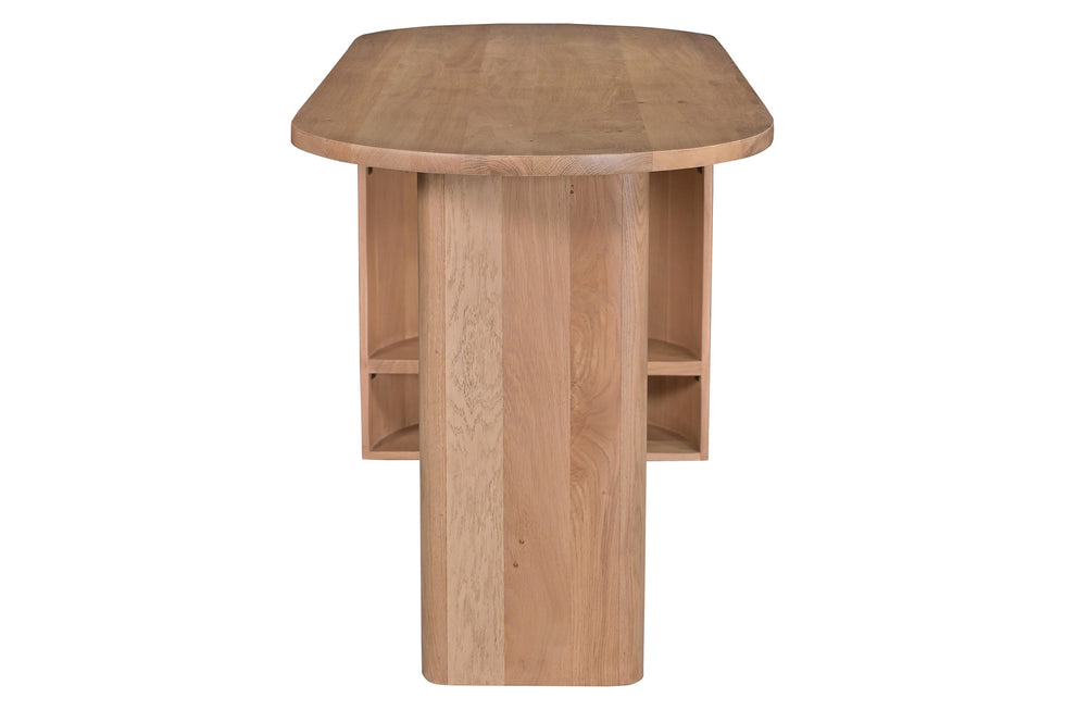 Moe's - Theo Desk in Brown